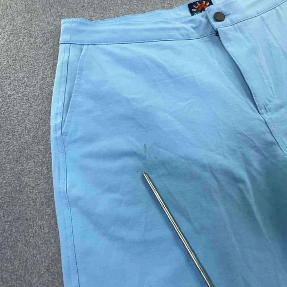 Faherty All Day Shorts Mens Size 36 Blue Stretch Hybrid Golf Performance 8
